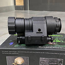 ПНБ, Монокуляр нічного бачення Spina optics PVS-14, 3х28, цифровий, 200 м, 850 нм, кріплення на шолом + на Пікатінні, фото 5