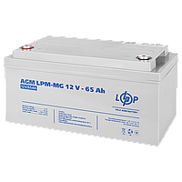 Аккумулятор мультигелевый LogicPower LPM-MG 12V - 65 Ah | АКБ 12В 65Ач для ИБП, UPS, инвертора, сигнализации