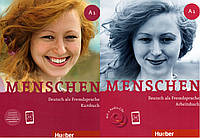 Підручник та зошит Menschen A1 Kursbuch mit AR-App + Arbeitsbuch mit Audio-CDs