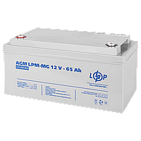 Аккумулятор мультигелевый LogicPower LPM-MG 12V - 65 Ah | АКБ 12В 65 Ач для ИБП, UPS, Инвертора, Сигнализации