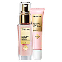 Омоложуючий набір для обличчя AVON ANEW   «Енергія Протінола», 30 мл +15 мл