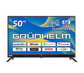 Телевизор Grunhelm 50U600-GA11V (50'', Android TV, 4K, T2)