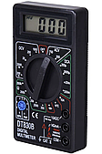 Мультиметр цифровий DT 830B — постійна напруга: до 1 кВ, змінна: до 750 В, до 10 А, до 2000 кОм Q100