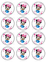 Міккі капкейк 7 Вафельна картинка 