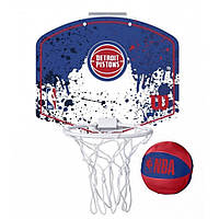 Набор баскетбольный NBA TEAM MINI HOOP DEN NUGGETS Wilson WTBA1302DEN, Time Toys