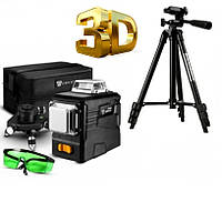 DEKO DKLL12PB2 3D 12 ліній Лазерний рівень МІНІ-ТРИНОГА + ШТАТИВ 1,02 метра