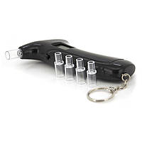 Електронний портативний алкотестер AMS020 з підсвіткою, живлення 2*ААА