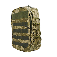 Боевой тактический рюкзак на плитоноску, Компактный армейский рюкзак ВСУ пиксель