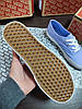 VANS Authentic Light BLUE кеди крипери світло сині на білій підошві текстиль унісекс кросівки, фото 7