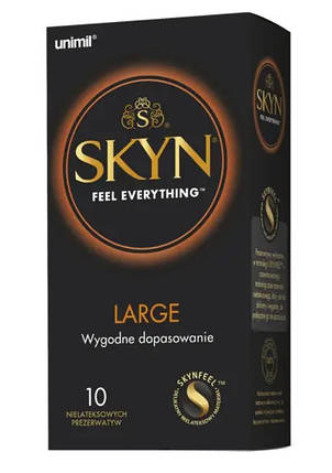 Презервативи Skyn Feel Everything Large безлатексні великі (по1 шт), фото 4