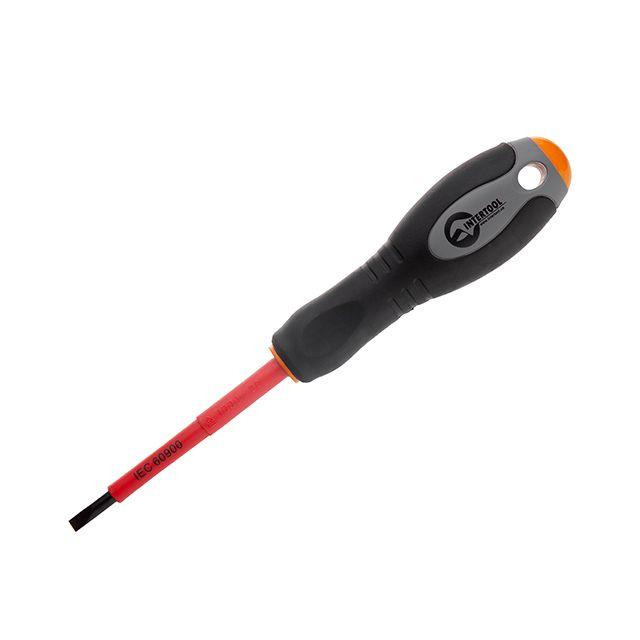 Викрутка шліцева ізольована 0.8*4 мм, 75 мм, 1000 В INTERTOOL VT-3204, фото 1
