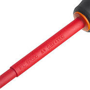 Викрутка шліцева ізольована 0.8*4 мм, 100 мм, 1000 В INTERTOOL VT-3205, фото 3