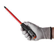 Викрутка хрестова ізольована PH3 * 150 мм, 1000 В INTERTOOL VT-3213, фото 4