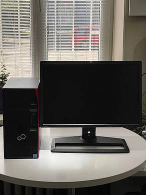 ПК+Монітор Fujitsu Esprimo P757 MT/ Core i5-7400/ 8 GB RAM/ 240 GB SSD/ HD 630 + HP LP2475w 24" 1920x1200, фото 3