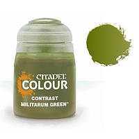 Фарба акрилова для моделізму CONTRAST: MILITARUM GREEN (18ML)