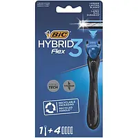 Станок для бритья BIC Flex 3 Hybrid (4 сменные кассеты)