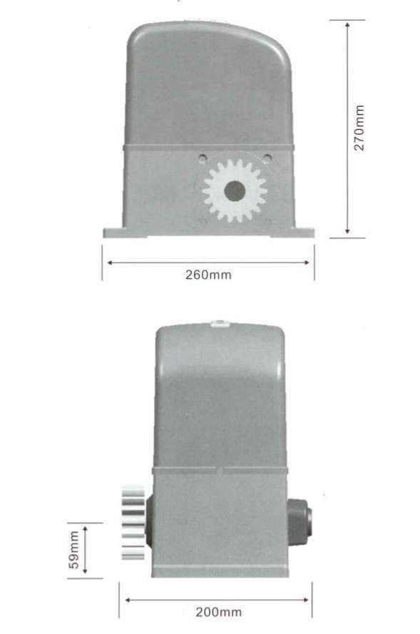 Автоматика для відкатних воріт Gant IZ 600 - фото 2 - id-p1904996696