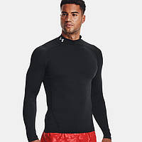 Футболка-лонгслив компресионная мужская Under Armour Men's HeatGear® Mock Long Sleeve (1369606-001)