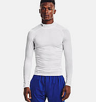 Футболка-лонгслив компресионная мужская Under Armour Men's HeatGear® Mock Long Sleeve (1369606-100)