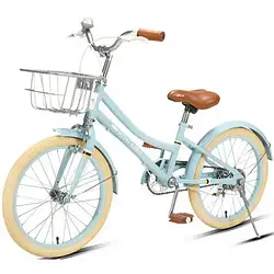 Дитячий велосипед Montasen M8034 20 Steel (with basket) Blue