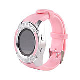 Розумний смарт-годинник Smart Watch V8. Колір рожевий, фото 9