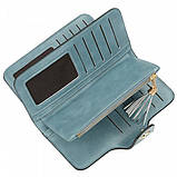Клатч портмоне гаманець Baellerry N2341. Колір блакитний, фото 5