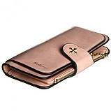 Клатч портмоне гаманець Baellerry N2341. Колір: рожевий, фото 5