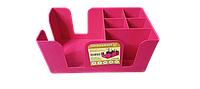 Органайзер для бару, барний пластиковий 22х 14,5 х 11 см рожевого кольору