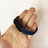 Фітнес браслет Smart Watch M5 Band Classic Black смарт годинник-трекер. Колір синій, фото 10