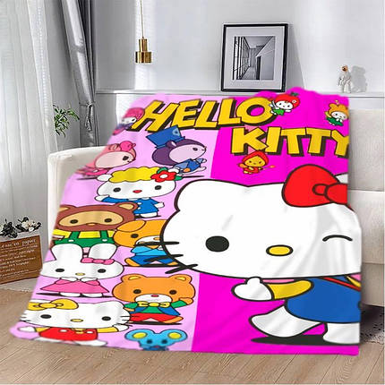 Плед 3D Hello Kitty 2813_B 13035 135х160 см ID 4590000, фото 1