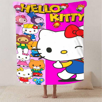 Плед 3D Hello Kitty 2813_B 13035 135х160 см ID 4590000, фото 3