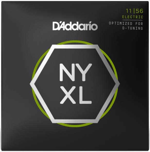 Струни для електрогітари D'Addario NYXL1156 MEDIUM TOP/EXTRA HEAVY BOTTOM (11-56), фото 1