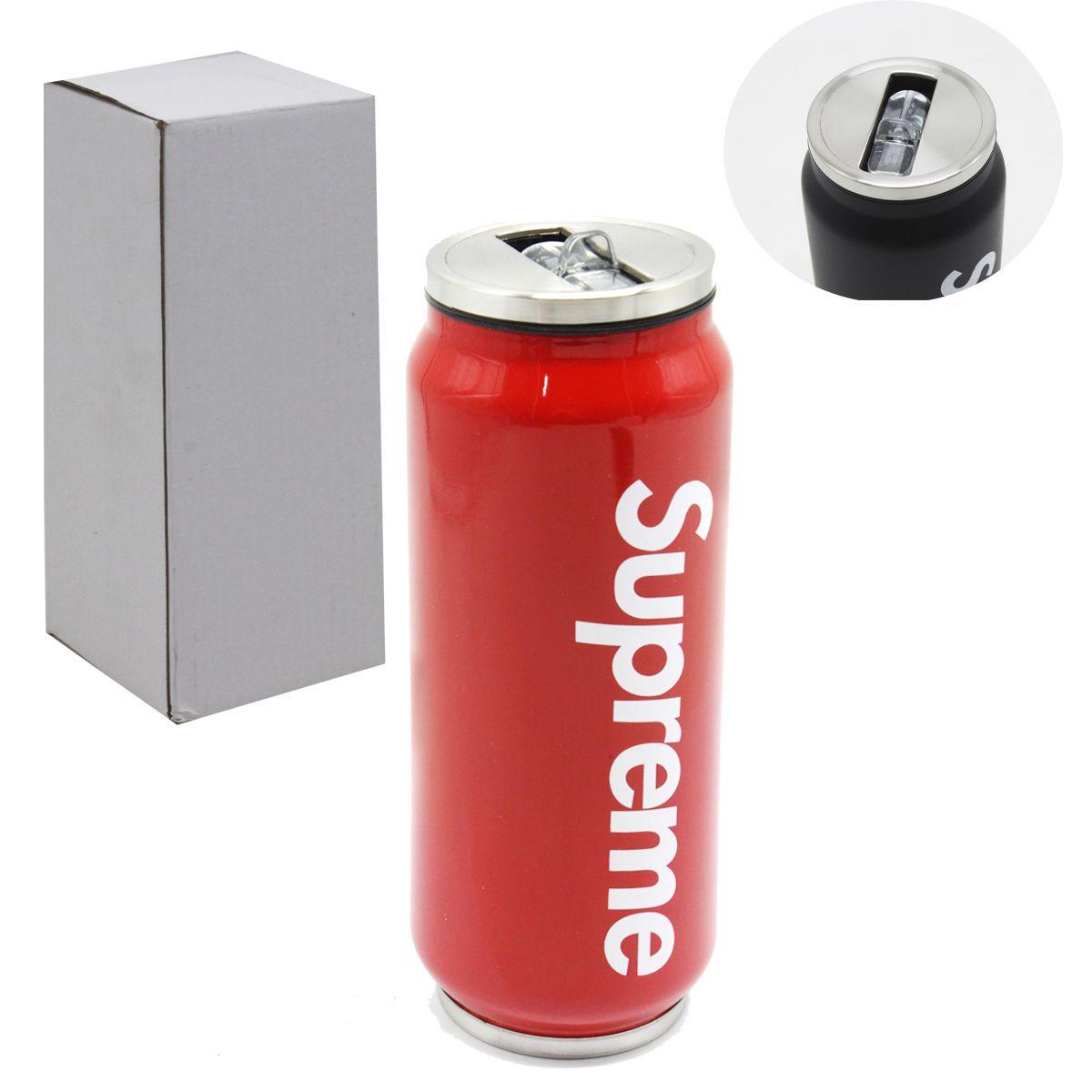 Термопляшка із трубочкою 400 мл Supreme EL-304-1 T, фото 1