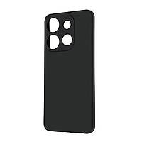 Силиконовый чехол для Infinix Smart 7 Camera cover Black