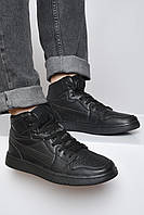 Ботинки мужские демисезонные черного цвета 162090S