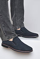 Туфли мужские темно-синего цвета 162019S