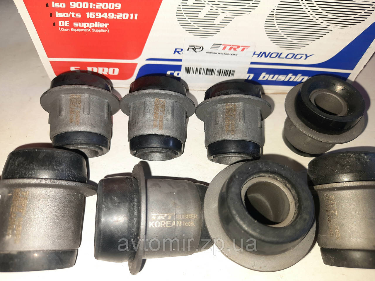 Сайлентблоки Ваз 2101,2102,2103,2104,2105,2106,2107 TRT (к-кт 8шт), фото 1