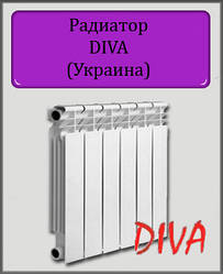 Радіатор біметалічний DIVA 96х500