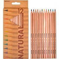 Цветные карандаши. 12 цвет. "Marco" №6100-12CB Natural(12)(240)