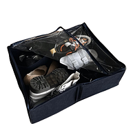 Органайзер-коробка для обуви на 6 пар до 40 размера ORGANIZE (джинс)