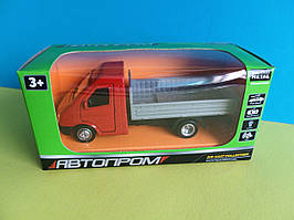 Іграшка вантажний автомобіль ГАЗ-3302 "ГАЗель" бортовий Червоний