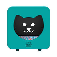 Будинок-кубик для котів Jolly Pets Kitty Kasa Bedroom 49х39х30 Синьо-зелений (KKB115)
