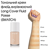 Тональний крем Флюїд вирівнюючий для сухої шкіри Long Cover Fluid Paese 30ml, фото 5