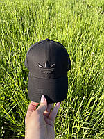 Чорная кепка с сеточкой логотип Адідас (adidas)