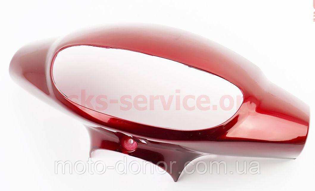 Пластик руля на скутер VIPER (Zongshen) WIND (голова) (бордовий ...