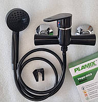 Змішувач для душу із термопластику PLAMIX VEGA 003 Black