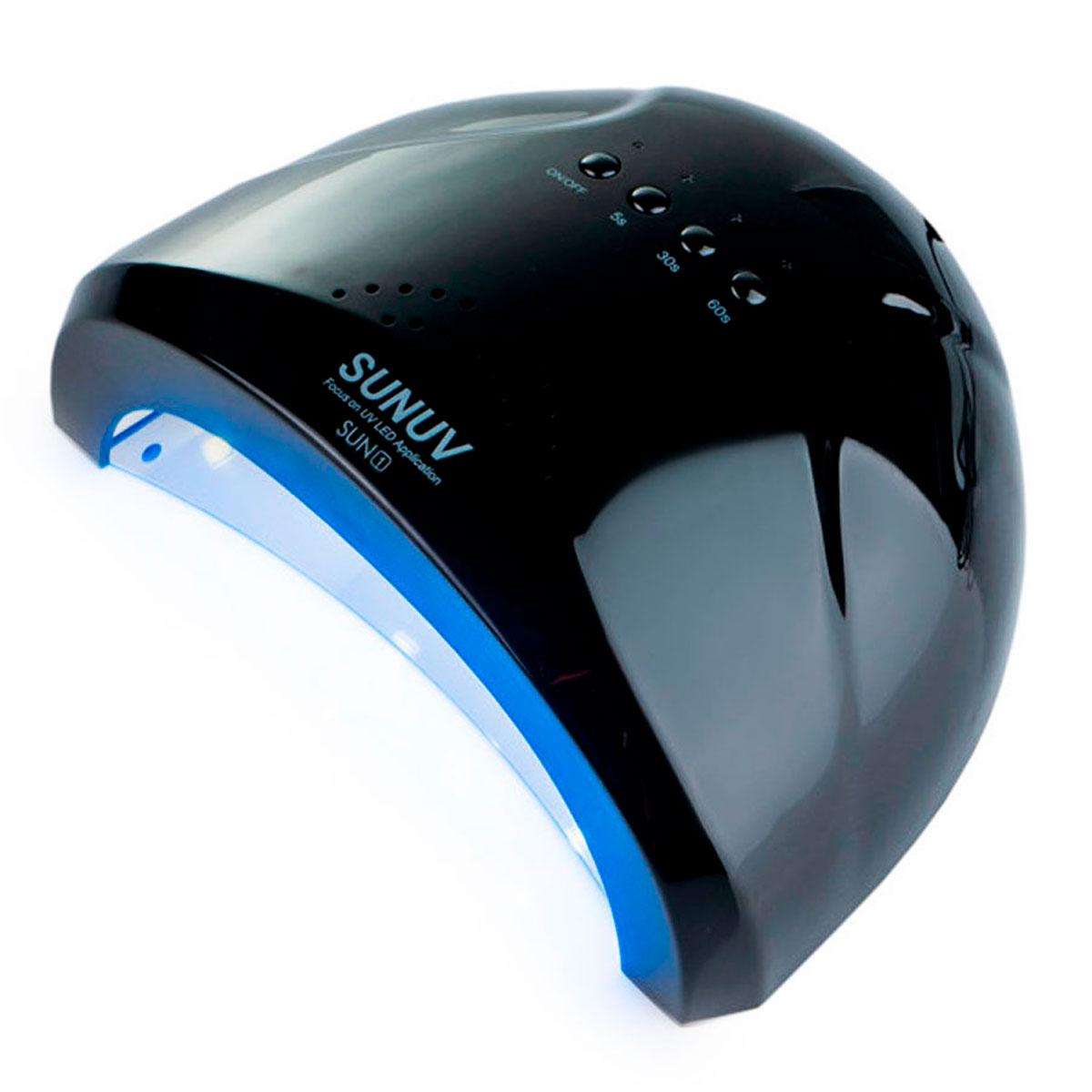 Лампа для манікюру універсальна UV-LED SUN UV 1 48 Вт (чорна) Оригінал