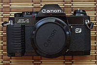 Черный Canon AL-1 QF с подтверждением фокуса + Canon Fd 50mm 1.8