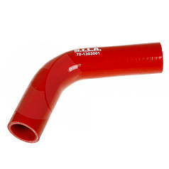 Шланг радіатора МТЗ верхній L=270 силікон (4-х шаровий) Преміум (в-во S.I.L.A. AC) 70-1303001