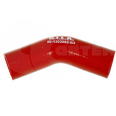 Шланг радіатора нижній L=190 МТЗ силікон (4-х шаровий, Преміум якість) (в-во S.I.L.A. AC) 50-1303062-Б2-01